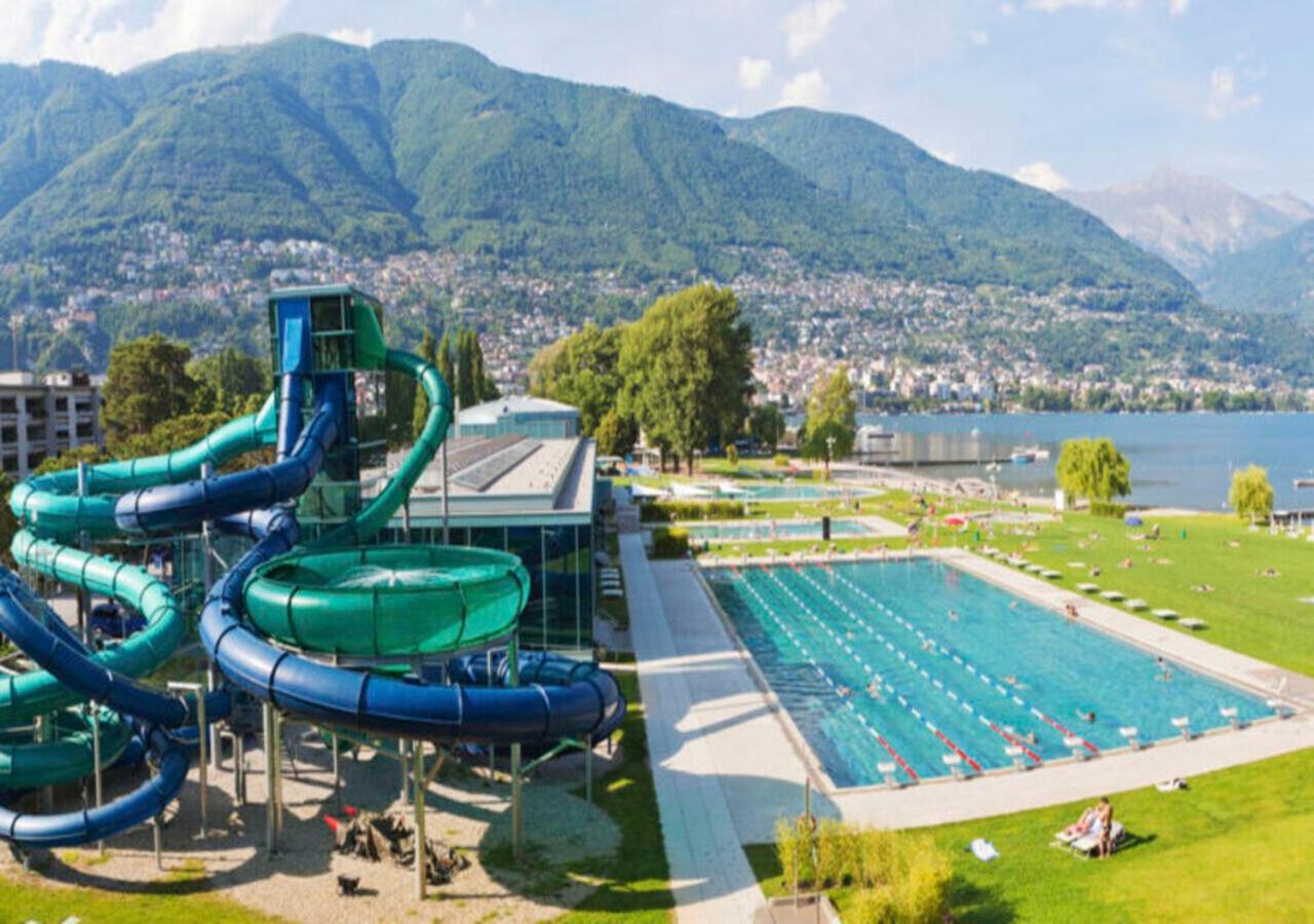 Locarno Pacifico Gioiello A 4 Minuti Dal Lago Bagian luar foto